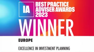 Adviser Best Practice Awards EU Winner - Excellence in Investment Planning International 2023