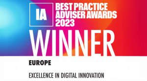 International Adviser Best Practice Awards EU Winner - Excellence in Digital Innovation 2023