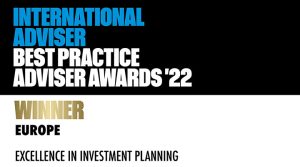 International Adviser Best Practice Awards EU - Winner - Excellence in Investment Planning 2022